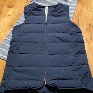 Lululemon down gilet vest navy 2